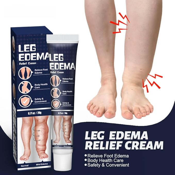 Leg Soothing Massage Cream (2 Pieces) | Plant Extract Nourishment, Lightweight & Fast-Absorbing, Firm Skin, Improve Sitting Edema (2)