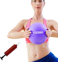 Pilates Ball 8 inch, Small Exercise Ball for Between Knees with Needle Pump for Core Workout & Physical Therapy Yoga PT