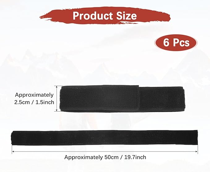 Boot Straps for Cowboy Boots - Cycling Safety Bind Pant Bands Use for Cycling & Jogging, & Camping - Adjustable Elastic Bike Ankle Leg Straps