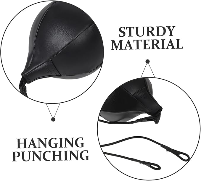 1 Set Boxing Reaction Ball Double End Hanging Speed Training Bag for Reflexes Coordination and Relief for Boxing Martial Arts and Fitness Small Spaces
