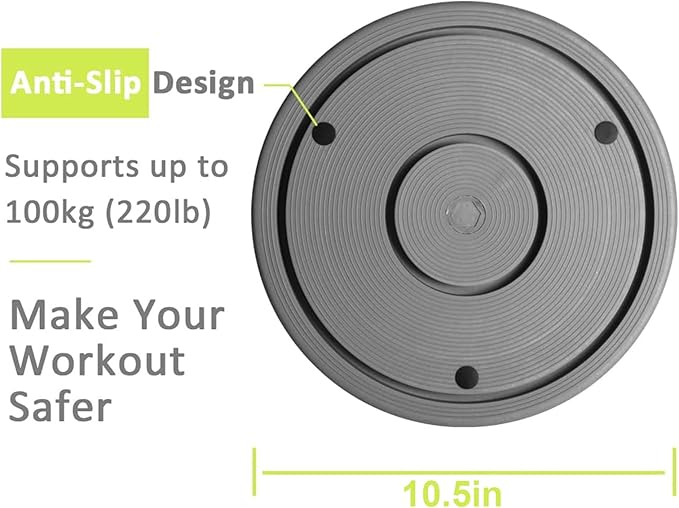 KYTO Waist Twister Disc – Core Trainer Board with Digital Counter, Ab Workout Equipment with 360° Rotation, Non-Slip Foot Massage Design for Home, Office Fitness