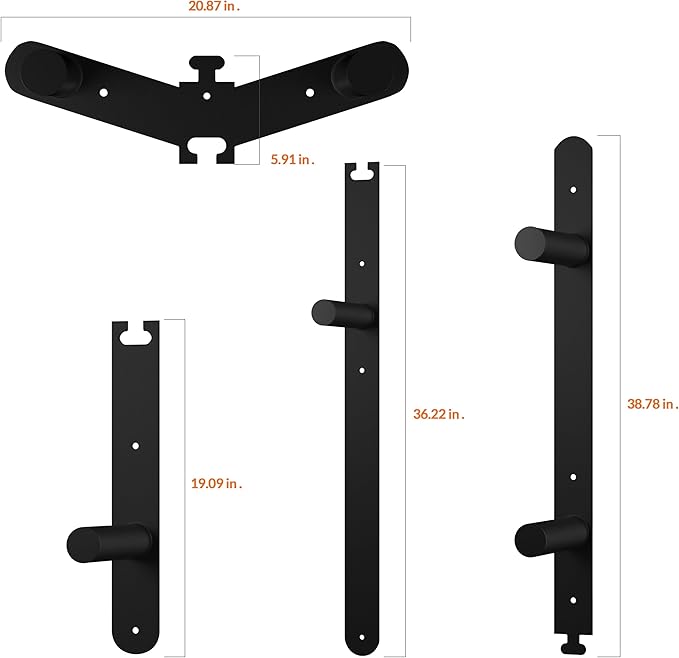 Signature Fitness Fitvids Weight Plate Storage Rack for Home Gym