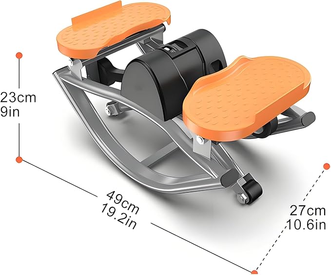 The rock stepper,rock stepper side to side,Machine for Home Exercise 15 Minutes for Quick Fat Burning and Body Shaping，Suitable for Home, Apartment, and Dormitory Use