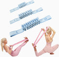 Yoga Strap with 8/10/12 Loops, Pilates Flexbands with Non-Chafe Fabric, Fashion Puller Exercise Bands for Stretching, Yoga, Dance & Full Body Shaping-3pcs