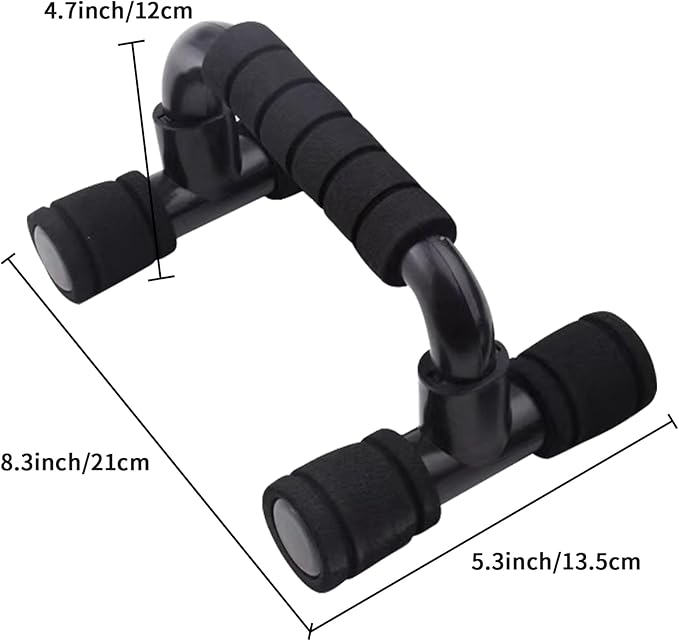Push up Bar, Push Up Bars Strength Training, Push-up Bracket Board with Non-Slip Sturdy Structure, Push Up Bars for Men & Women, Push Up Stands Handle Gym Exercise Equipment Home Fitness(Black)