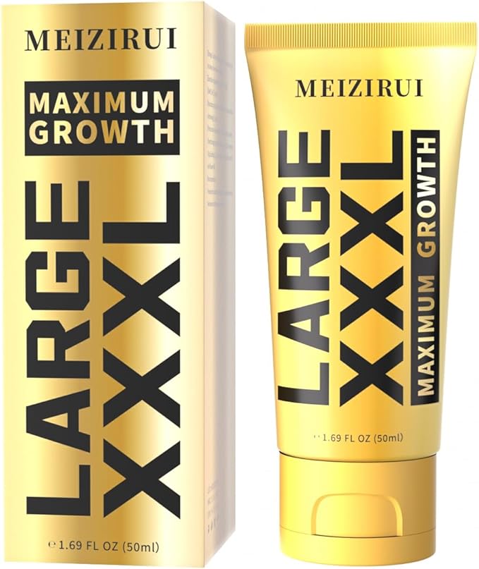 Large XXXL Extra Strength Massage Enlargement Cream for Man – Men's Power Massage Gel with Natural Oil for Increase Size, Huge Thickness, Strength and Prolonged Performance (Maximum Growth)