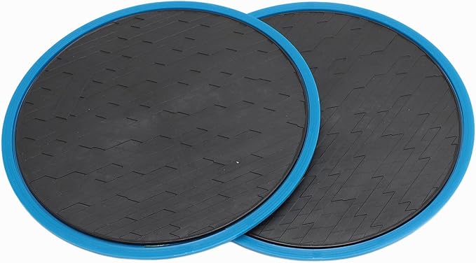 Pwshymi Exercise Core Sliders Dual Sided Discs for Full Body Workout Portable Abdominal Strength Trainer for Home Gym Travel 2pcs