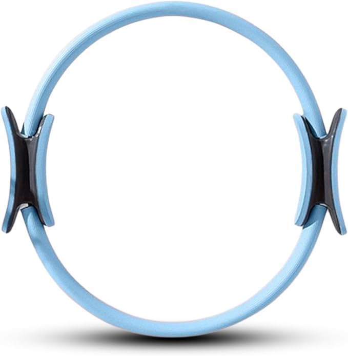 Pilates Ring for Full Body Workouts - Fitness Circle with Dual Padded Handles - Non-Slip, Lightweight, Durable Exercise Ring for Core | | 14.96 Inch