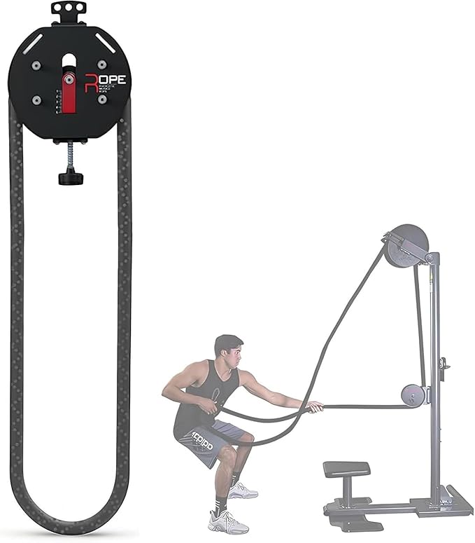 Rope Machine for Full Body Workout - Endless Rope Trainer with Smooth Pulley Action, Up to 20kg Resistance. Build Strength, Stamina, and Coordination Anywhere
