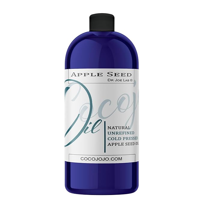 cocojojo Apple Seed Oil - Pure Natural Unrefined 32 oz Extra Virgin Cold Pressed for Face Skin Hands Hair Nails Scars Breakouts Pyrus Malus