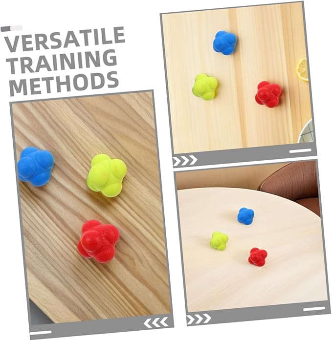 6pcs Reflex Agility Training Balls Enhance Hand-Eye Coordination Reaction Speed for Boys and Girls Adults Sports Fitness Training Toys