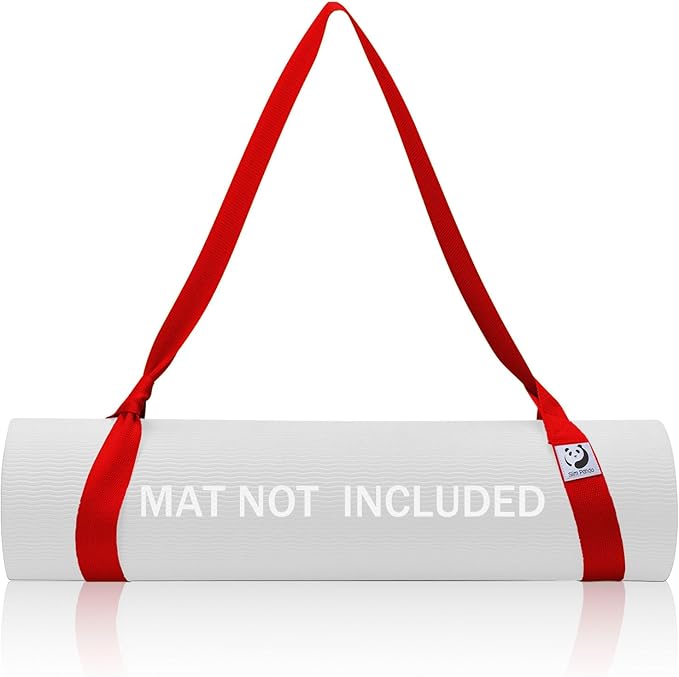Slim Panda Yoga Mat Straps for Carrying, Adjustable Yoga Mat Carrier Sling Fits All Mats(Mat Not Included)