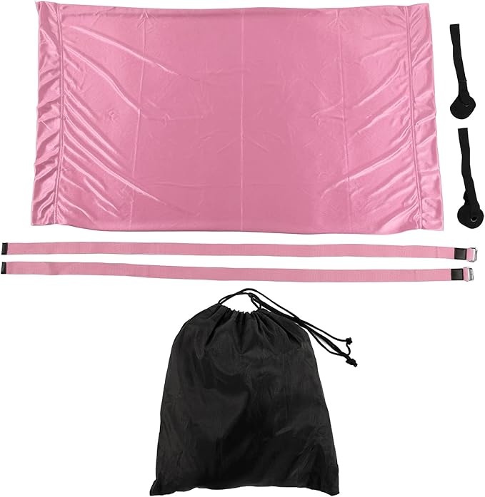 Premium Aerial Hammock Yoga Swing Kit Yoga Hammock Handstand Split Leg Stretchable Training Portable Elastic Aerial Hammock for Home Sky Blue(Pink)
