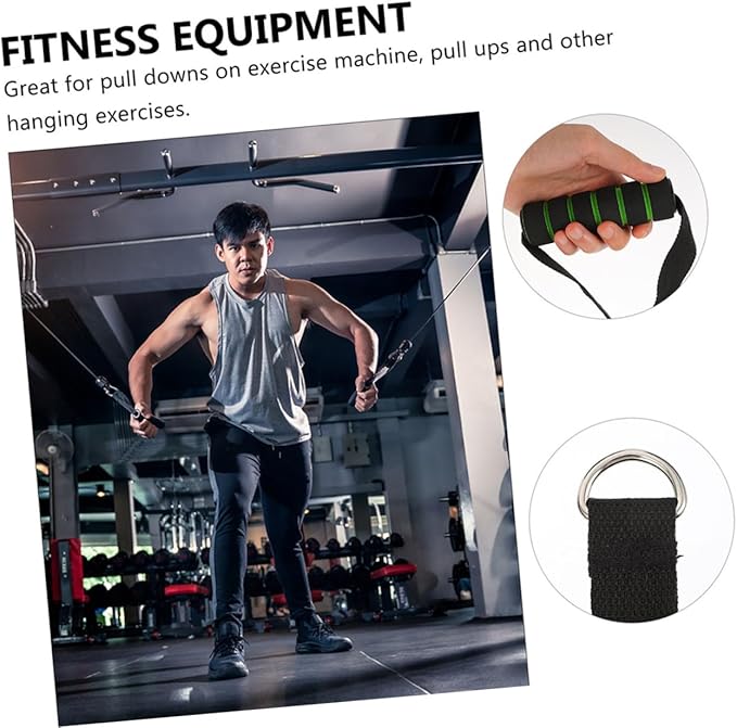 BESPORTBLE 8pcs Resistance Band Handles for Strength Training Non-Slip Ergonomic Fitness Attachments for Cable Machines Versatile Exercise Equipment for Home and Gym Workouts