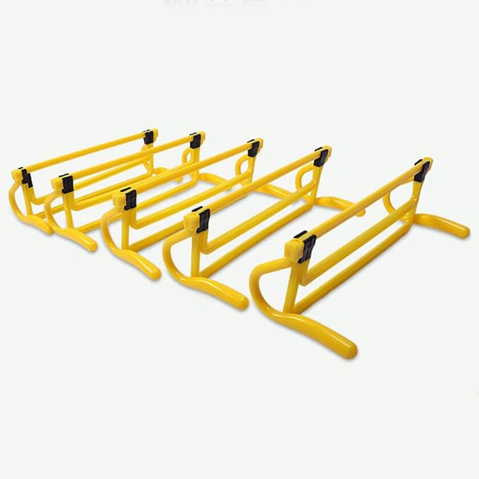 5Pcs Speed Agility Hurdles Obstacles Adjustable Height Speed Training Hurdles for Baseball