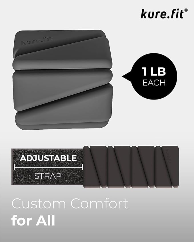 Pilates Weight | Wrist & Ankle Weights for Women | Weighted Bangles | 1LB/ 2LB Each (Set of 2)