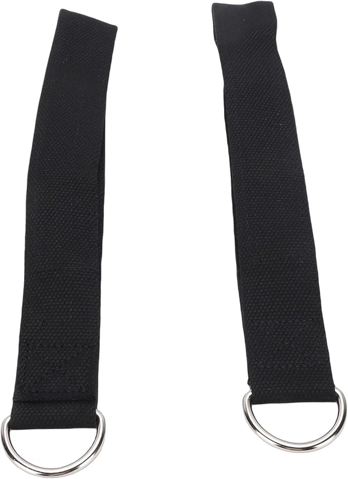 Keenso Double Loop Pilates Straps Adjustable Cotton with D Shaped Buckle, Perfect for Home Workouts and Muscle Training