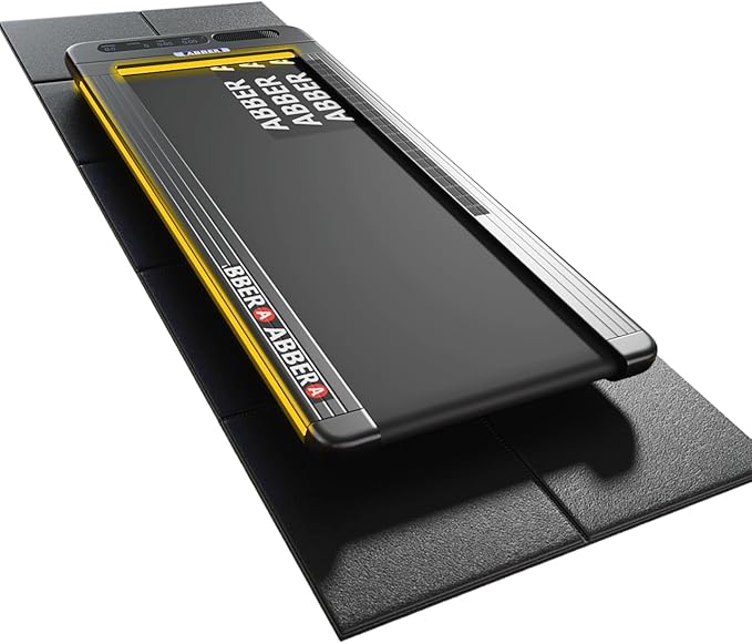Foldable Treadmill Walking Pad Mat for Carpet Floors,51.2" x 23.6" 6mm Thick Treadmill Mat for Hardwood Floor,Indoor Exercise Stationary Bike,Elipitial, Gym Equipment, Noise Shock Absorption