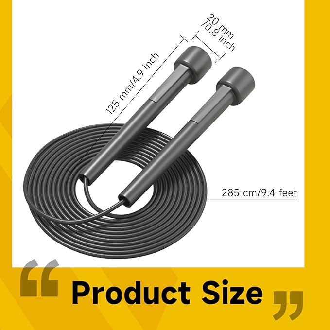 10 Pack Adjustable Jump Rope for Fitness and Exercise-PVC Skipping Rope for Men,Women and Kids-Tangle-Free for Keeping Fit, Training, Workout