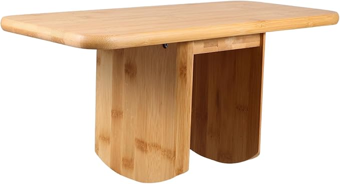 Portable Meditation Bench Stool with Cushion, Wooden Yoga Seat for Prayer and Mindfulness, Compact Lightweight Stool for Comfortable Posture Support