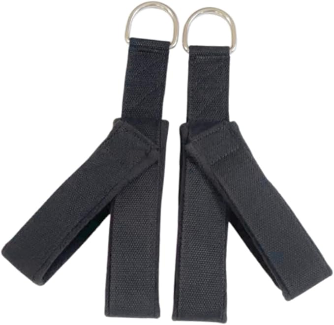 2x Pilates Straps, Fitness Straps Pilates Equipment Waist Back Leg Core Yoga Straps Reformer Straps for Home Exercise