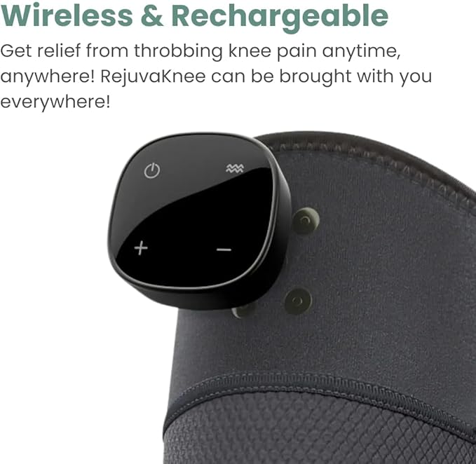 RejuvaKnee Triple Method Massager – The Official Rejuvacare 2026 – Adjustable Rejuvaknee Knee Massager for Comfort and Relaxation – Home Use Knee Wrap Massager – One Size, 1 Piece
