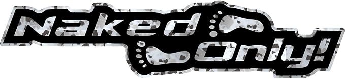 Naked Feet Only Decal Non-Slip EVA Foam Decal for Boat Gunwales & Ladders, 6mm Brushed Marine Grade Anti-Skid Adhesive Pads SeaDek Technology - Black/Camo