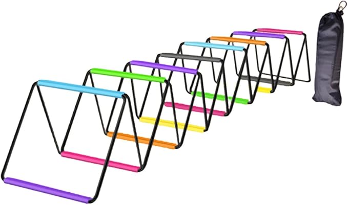 Yiju Agility Ladder Jumping Obstacles, Foldable for Kids Adults Soccer Speed Ladder Agility Training Equipment for Foot Exercise