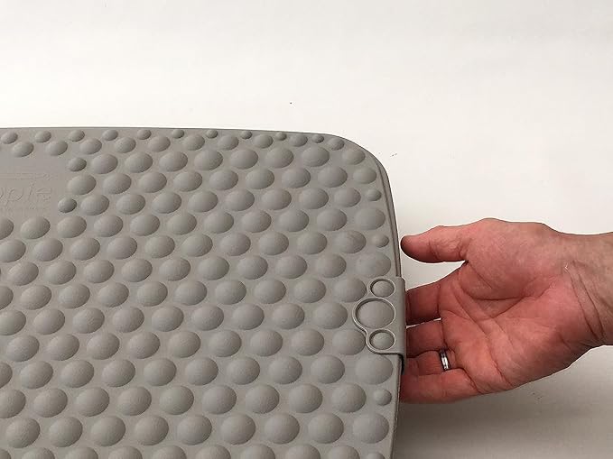 Victor Steppie Balance Board (ST570) and Steppie Soft Top Reflexology Mat (ST590). Pair Together for Full Benefits. Perfect for Standing Desk Users to Relieve Stress of prolonged Standing