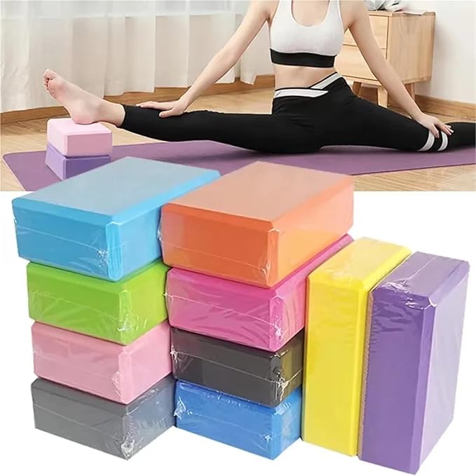 Yoga Wedge Block 2pcs Gym Blocks Foam Brick Training Exercise Fitness Set Tool Yoga Bolster Pillow Cushion Stretching Body Shaping For Home Practice,Physical Therapy,Pilates.