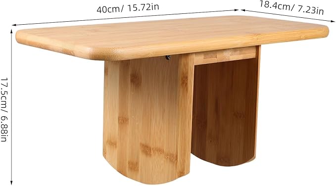 Portable Meditation Bench Stool with Cushion, Wooden Yoga Seat for Prayer and Mindfulness, Compact Lightweight Stool for Comfortable Posture Support
