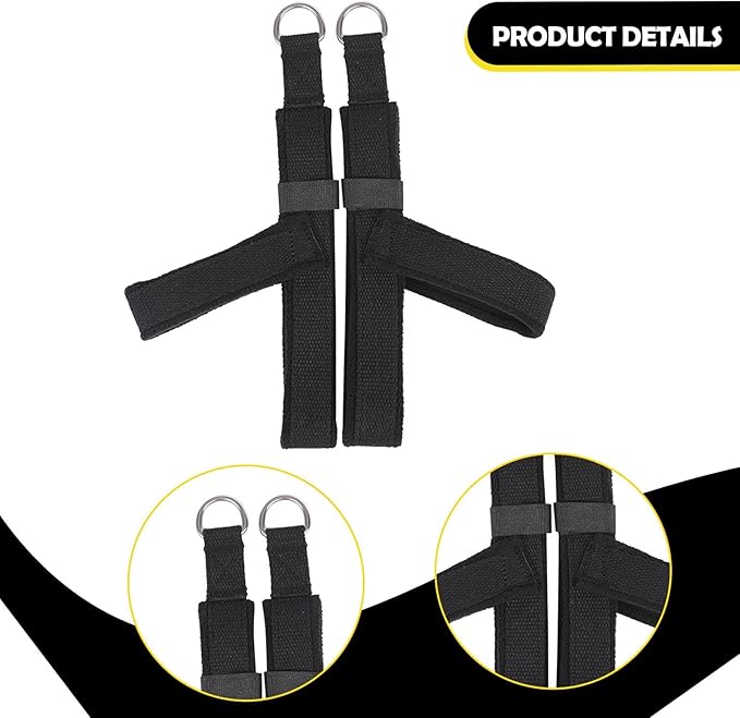 2 Pilates and Flexibility Straps. Flexible Straps for Home Or Studio Exercise.