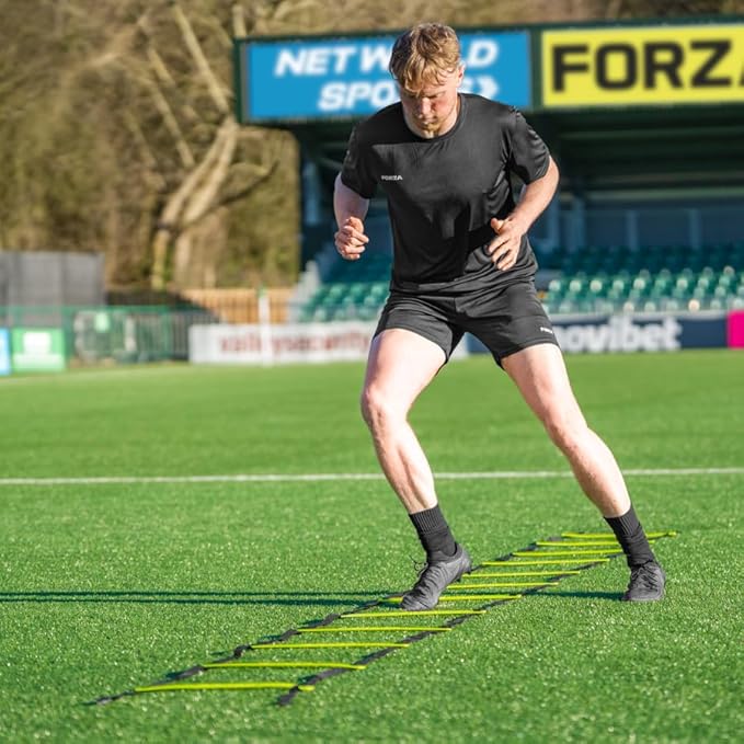 FORZA Agility Training Ladder | Improve Your Performance with Versatile Footwork Drills - Available in 10ft or 20ft Lengths