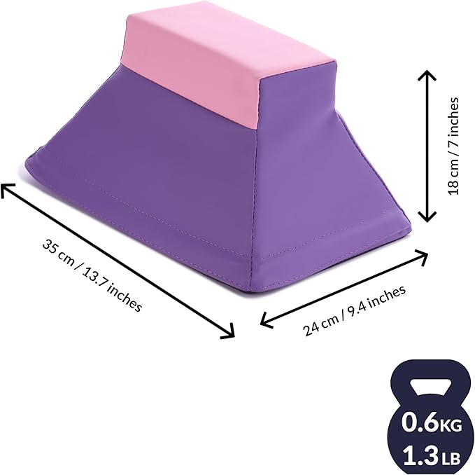 Stunt Trainer Stand for Cheerleading | Portable Cheer Balance Trainer | Stunting Flyer Practice Platform | Lightweight Gymnastics Balance Block | Cheerleading Equipment for Safe Skill Training