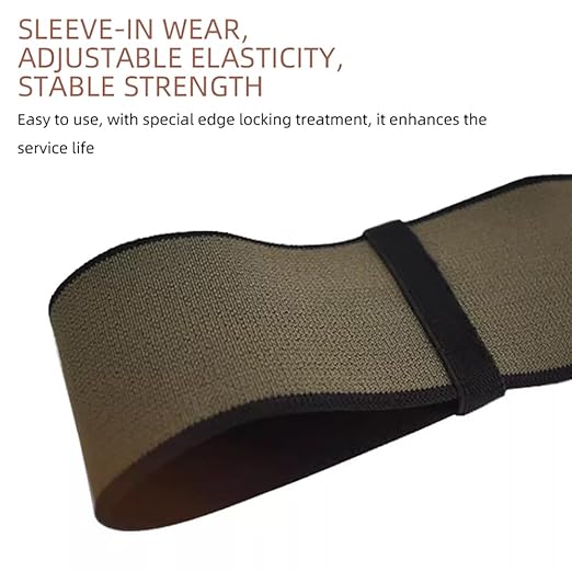 Weightlifting Elbow Wraps (1 Pair) - 90CM（35.4" ） Adjustable Compression Elbow Strap - Joint Support, Powerlifting & Gym Workouts (Men & Women) (Green)