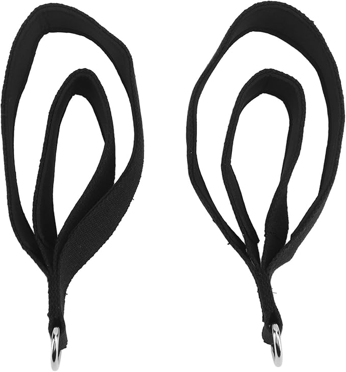 Pilates Double Loop Straps for Home Gym Workout, Anti Slip Practical Exercise Strap with D Rings, Strong Friction, Long Lasting Use