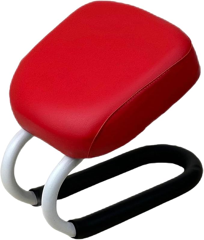 Kneeling Meditation Stool Prayer Bench Comfortable Versatile Ergonomic Meditation Bench Seat for Home Kneeler Adults, red