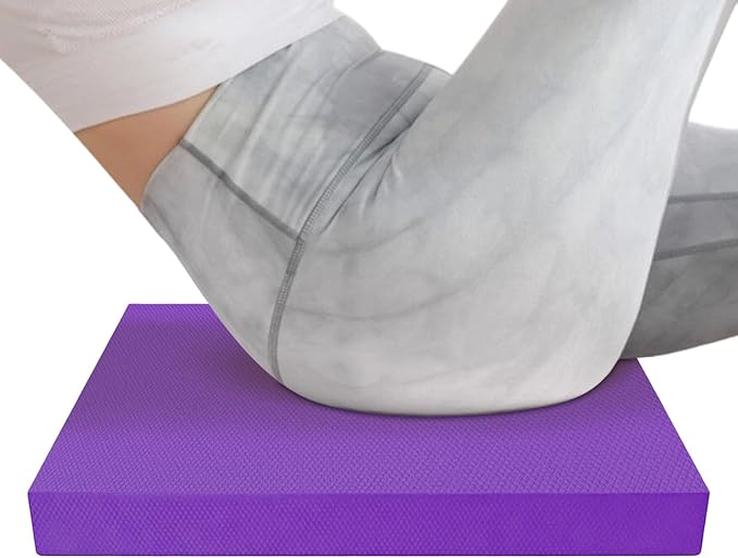 Stability Pad,20x16 Inch Non Slip Soft Thick - Balance Foam Pad Exercise Equipment - for Women Men Home Gym Floor Yoga Workout Physical Training Stretching
