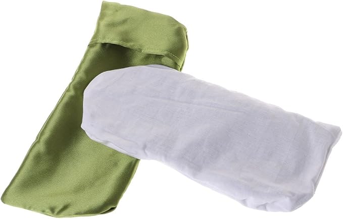 Yoga Eye Pillow Silk Cassia Seed Lavender Relaxation Therapy