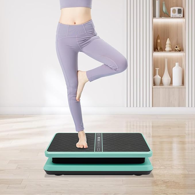 Vibration Plate Exercise Machine Vibration Platform Machines Full Body Vibration Plates for Lymphatic Drainage 450 Lbs Capacity Vibrating Plate for Women & Men Whole Body Weight Loss
