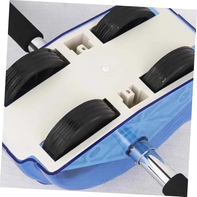 Four-Wheeled Ab Roller Wheel with Gear Blue Abdominal Exercise Roller for Home Fitness for Core Strength Training and Ab Workout