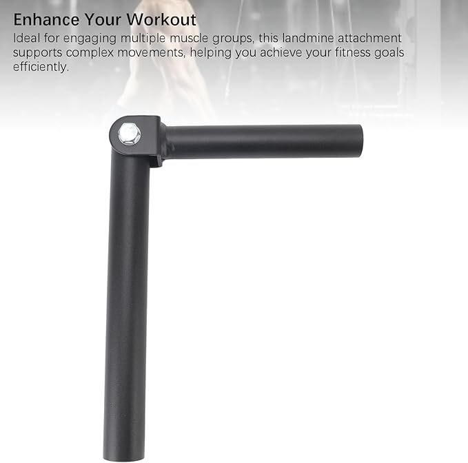 25mm T Bar Row Landmine Attachment, 360 Degree Rotating Steel Post Insert Home Gym Strength Training Equipment for Home Gym (Inner Diamete: 25mm/0.98in)
