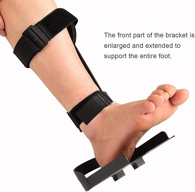 for Leg Protector Bracket Pedal Exercisers, 1 Pair Leg Ankle Fixed Support Bracket, Lengthened & Widened Anti-Skid Pedals, for Rehabilitation Trainer for The Elderly and Disabled,Pair