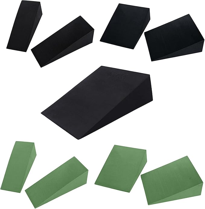 Yoga Foams Wedges Slants Board Calf Stretcher Workout Height Foams for Leg, Calf, Ankle and Foot Stretching Yoga Foams Wedges