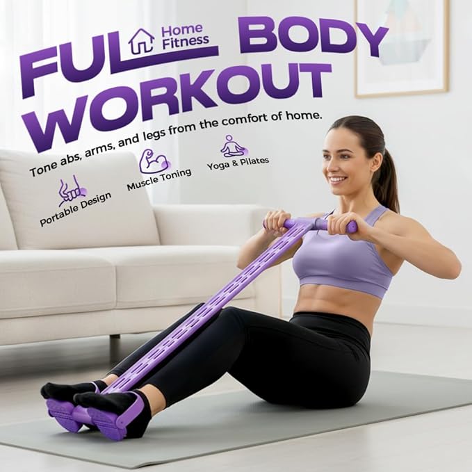 Multifunction Tension Rope, Elastic Yoga Pedal Puller Resistance Band, Tension Rope Fitness Equipment, for Stretching Training