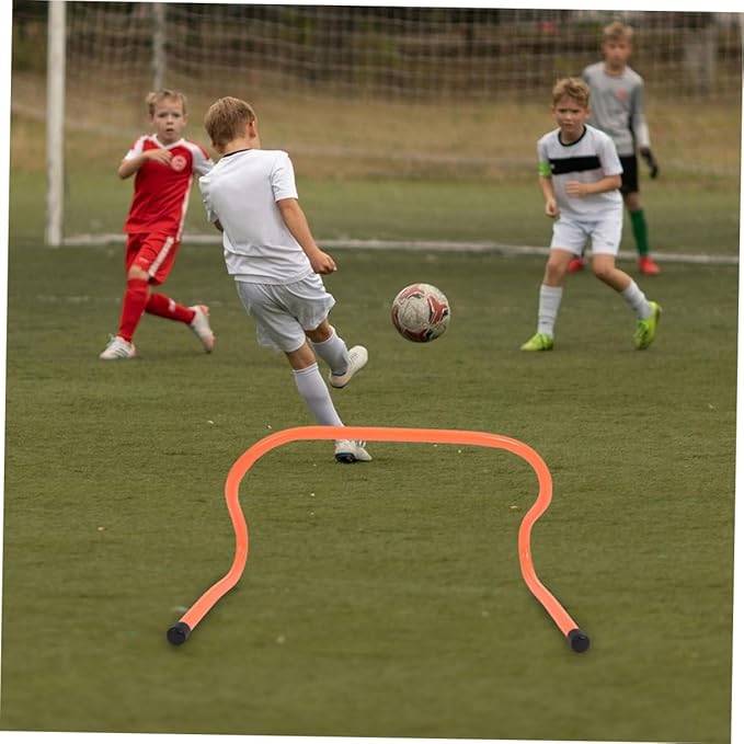 3pcs Agility Training Hurdles Durable Speed Hurdles for Boys and Girls for Track Drills Soccer Core Strength Exercises Bright Colors for Enhanced Visibility