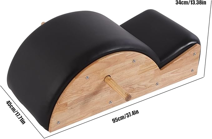Pilates Spine Corrector, Classical Wooden Pilates Body Sculpting Yoga Arc Aid Equipment Ergonomic Design