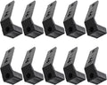 Homoyoyo 10pcs Heavy Duty Barbell J Hooks for Squat Rack, Plastic Gym Equipment Storage Hangers, Horizontal Barbell Holder Accessories for Home and Commercial Strength Training