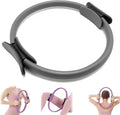 Pilates Ring Fitness Trainer, Yoga Ring Home Gym Equipment Inner Thigh Exercise, 14.96 Inch Yoga Ring Magic Circle, Double Padded Handle Exercise Resistance Equipment