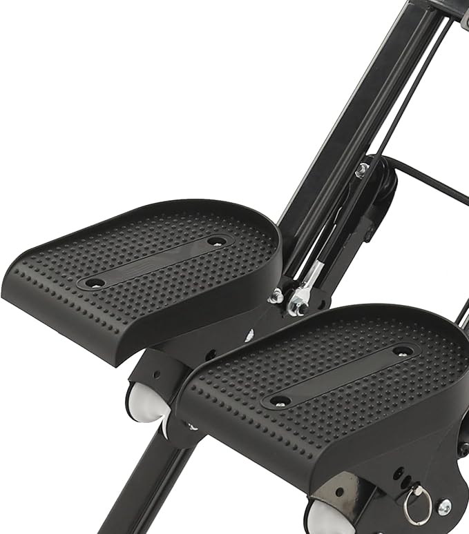 Foldable Stair Stepper Machine for Home Gym - 220LB Capacity Cardio Climber with Display, Adjustable Angle Vertical Stair Climber Exercise Equipment for Full-Body Workout